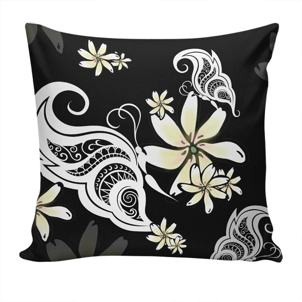 Hawaii Pillow Cover Plumeria Butterfly