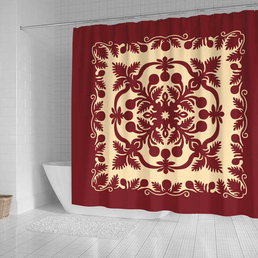 Hawaii Shower Curtain Quilt Royal