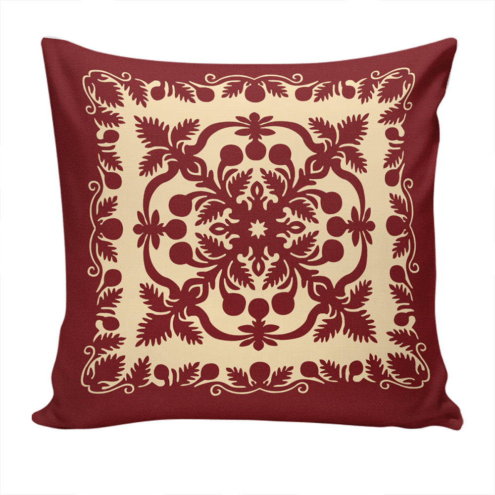 Hawaii Pillow Cover Quilt Royal