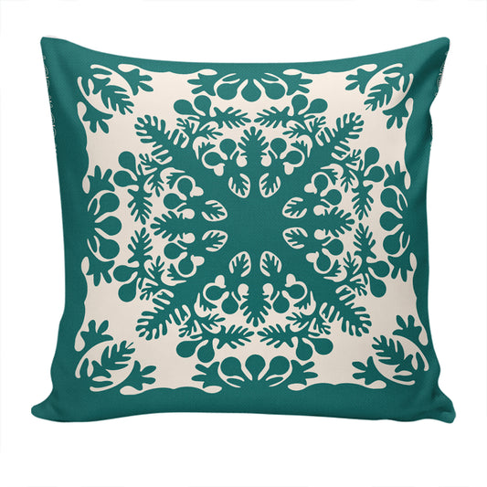 Hawaii Pillow Cover Quilt Tradition Turquoise