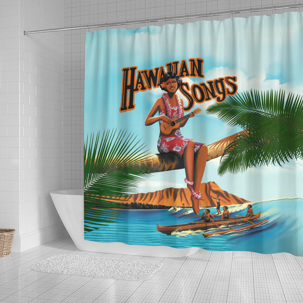 Hawaii Shower Curtain Song Shower Curtain