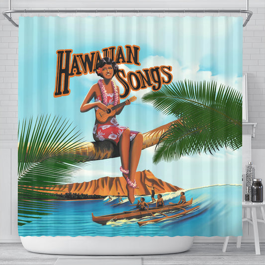Hawaii Shower Curtain Song Shower Curtain