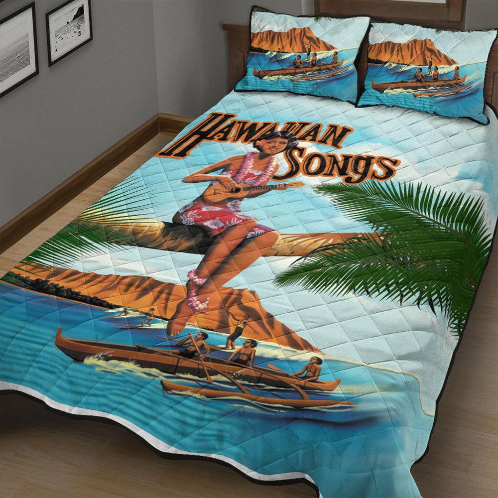 Hawaii Quilt Bed Set Song Quilt Bed Set