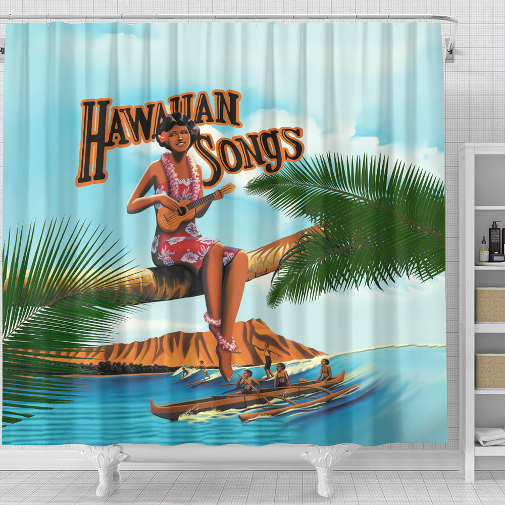 Hawaii Shower Curtain Song Shower Curtain