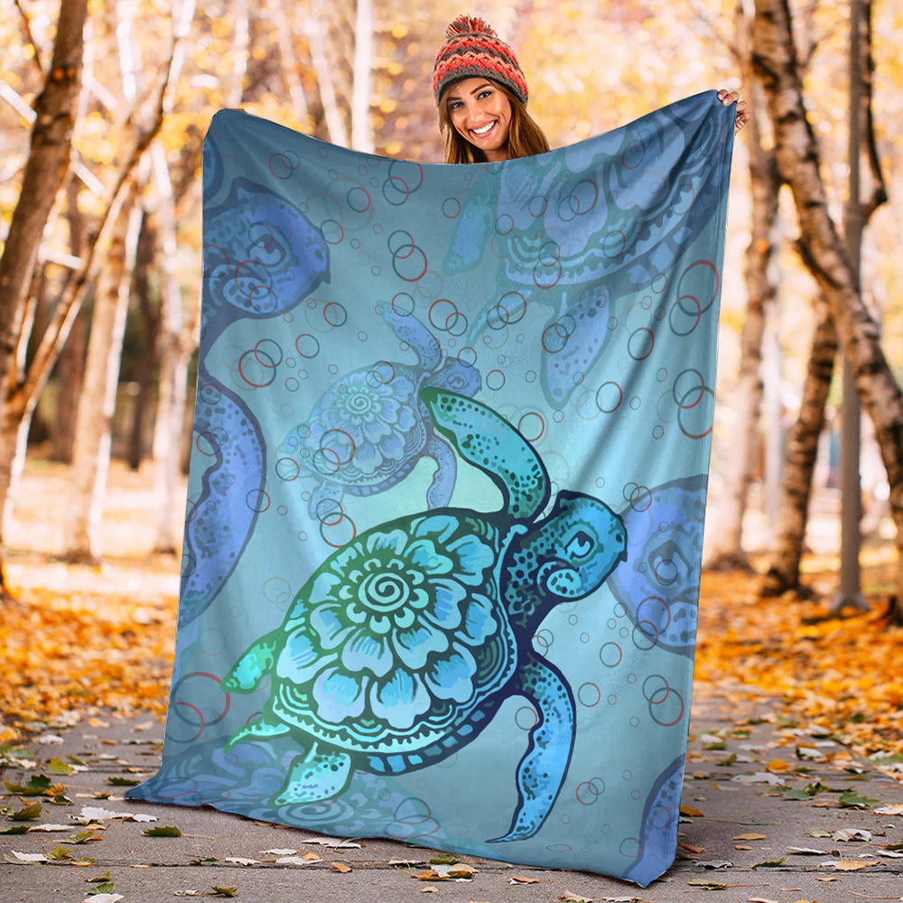 Hawaii Premium Blanket Turtle Beauty