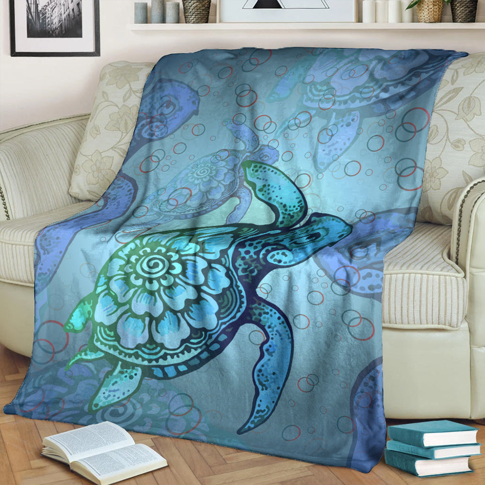 Hawaii Premium Blanket Turtle Beauty