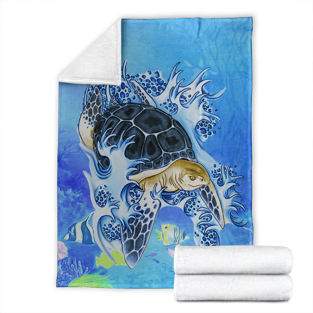 Hawaii Premium Blanket Turtle Cool