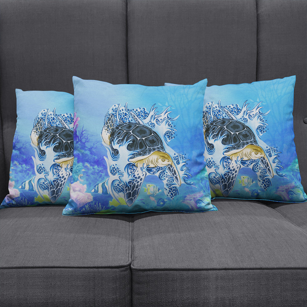 Hawaii Pillow Cover Turtle Cool