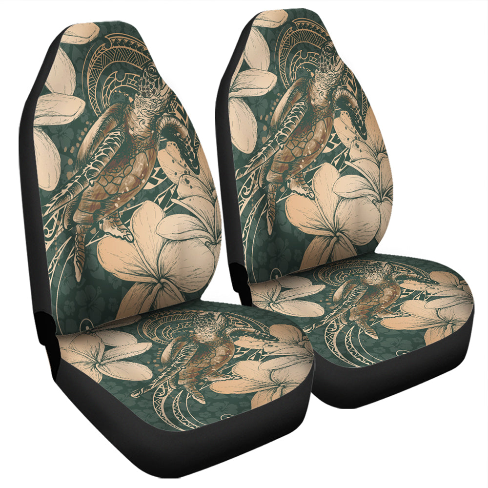 Hawaii Car Seat Covers Turtle Map Plumeria Hibiscus Floral