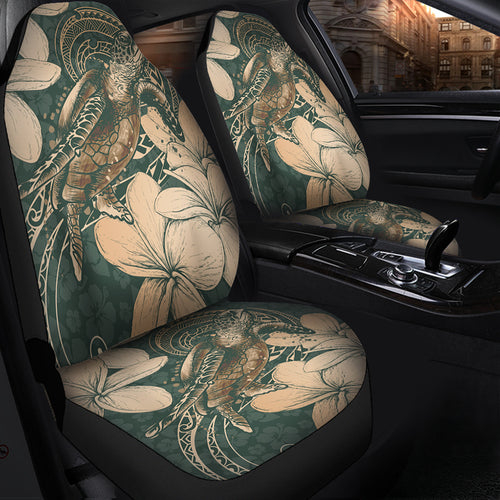 Hawaii Car Seat Covers Turtle Map Plumeria Hibiscus Floral