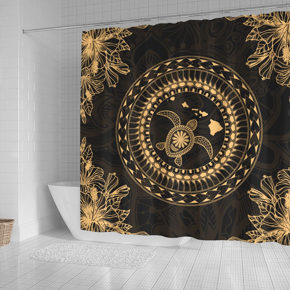 Hawaii Shower Curtain Turtle Tradition