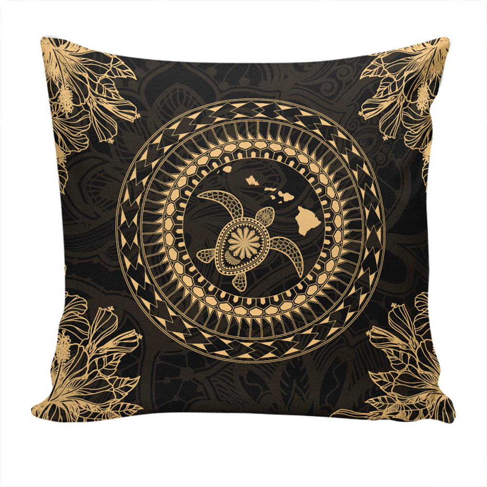 Hawaii Pillow Cover Turtle Tradition