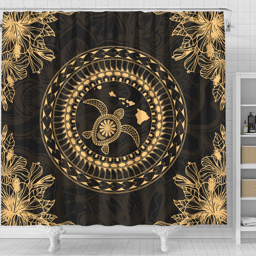 Hawaii Shower Curtain Turtle Tradition