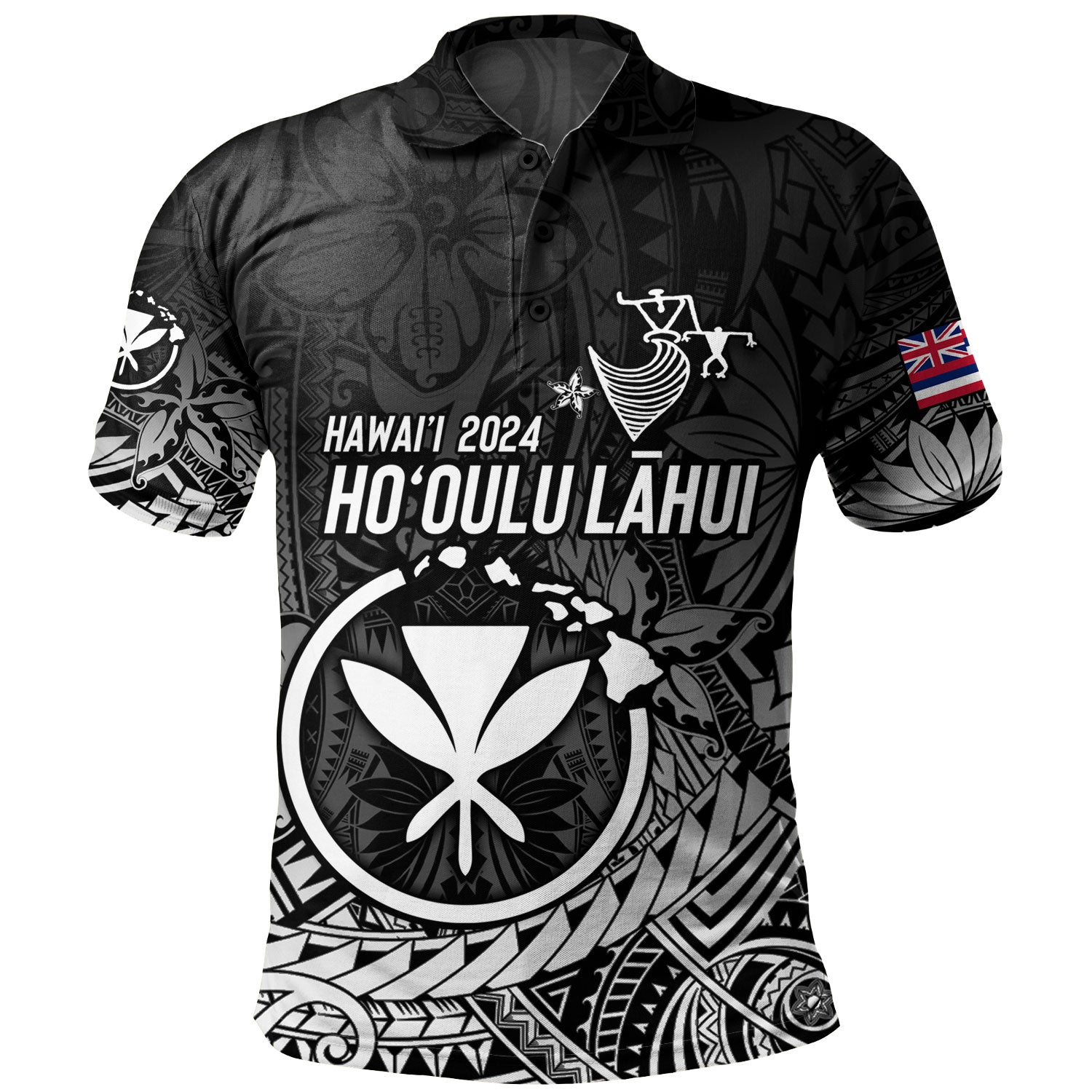Hawaii Polo Shirt FestPAC 2024 Polynesian Pattern Design