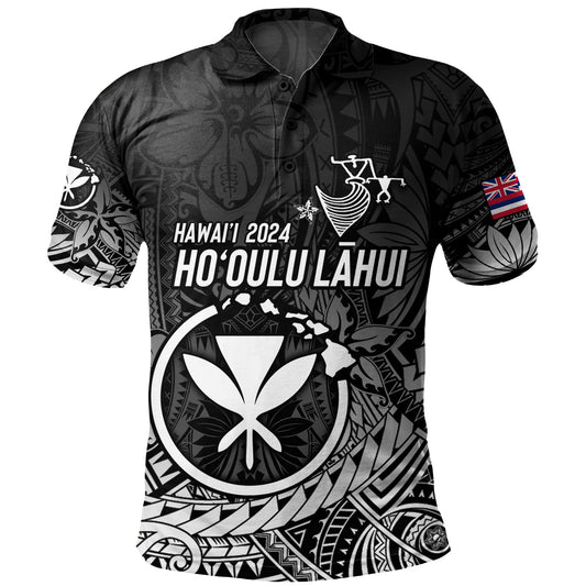 Hawaii Polo Shirt FestPAC 2024 Polynesian Pattern Design
