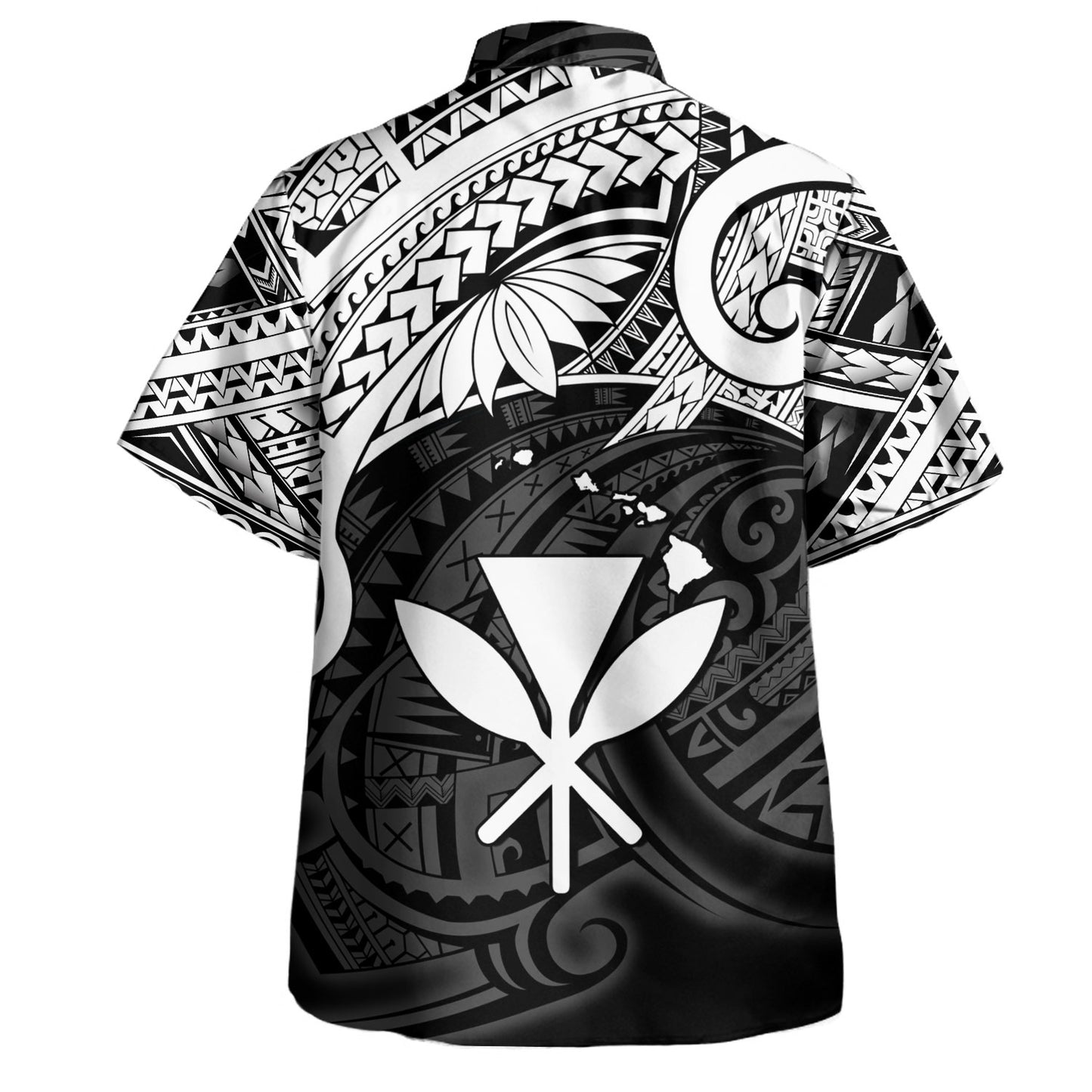 Hawaii Hawaiian Shirt Kanaka Maoli Map Polynesian Tatau