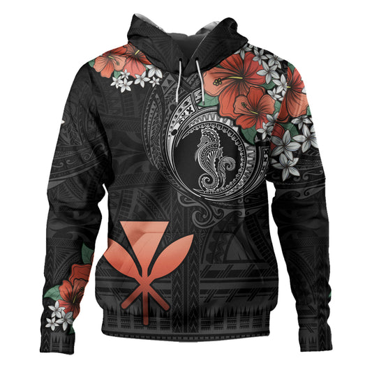 Hawaii Hoodie Kanaka Maoli Seahorse Polynesian Tattoo