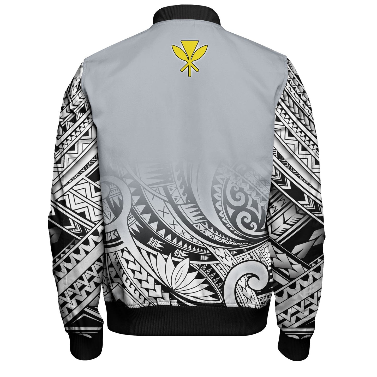 Hawaii Custom Personalised Bomber Jacket Polynesian Style Tattoo Design
