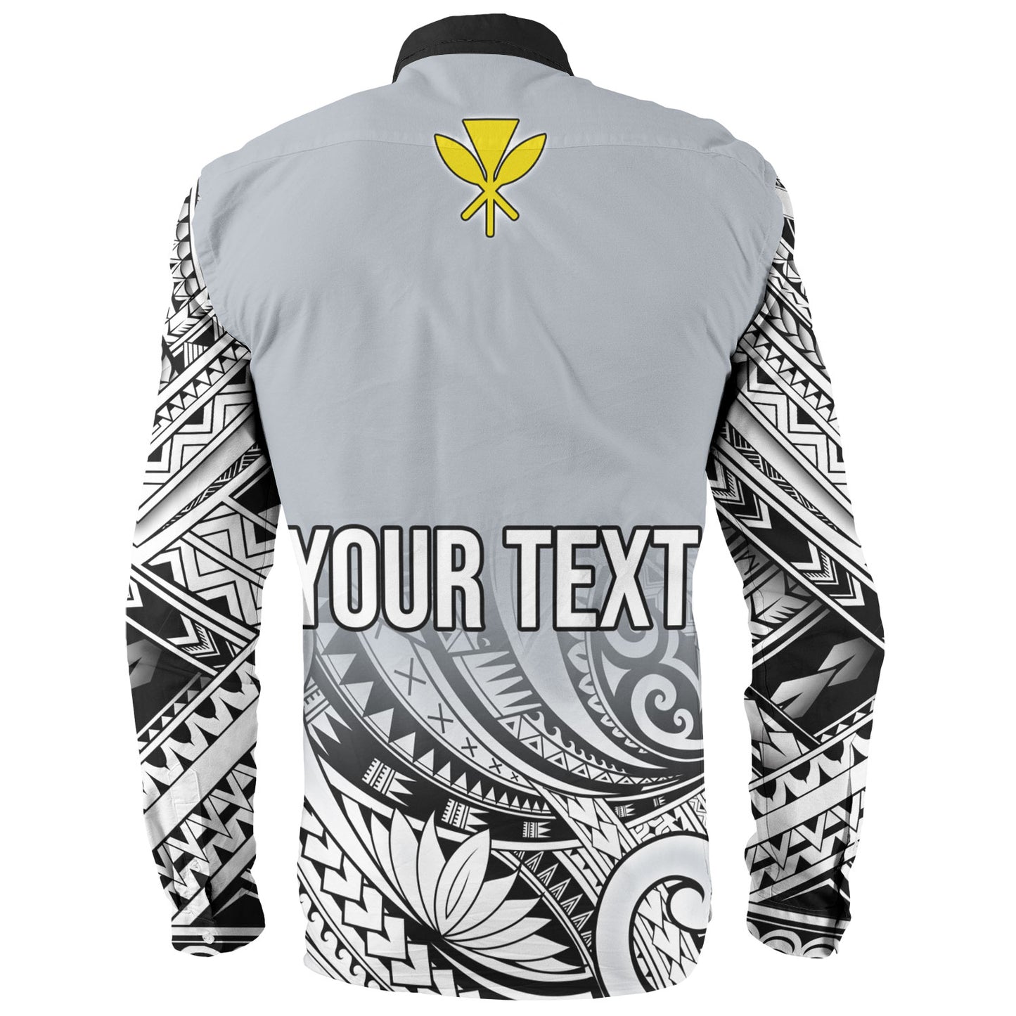 Hawaii Custom Personalised Long Sleeve Shirt Polynesian Style Tattoo Design