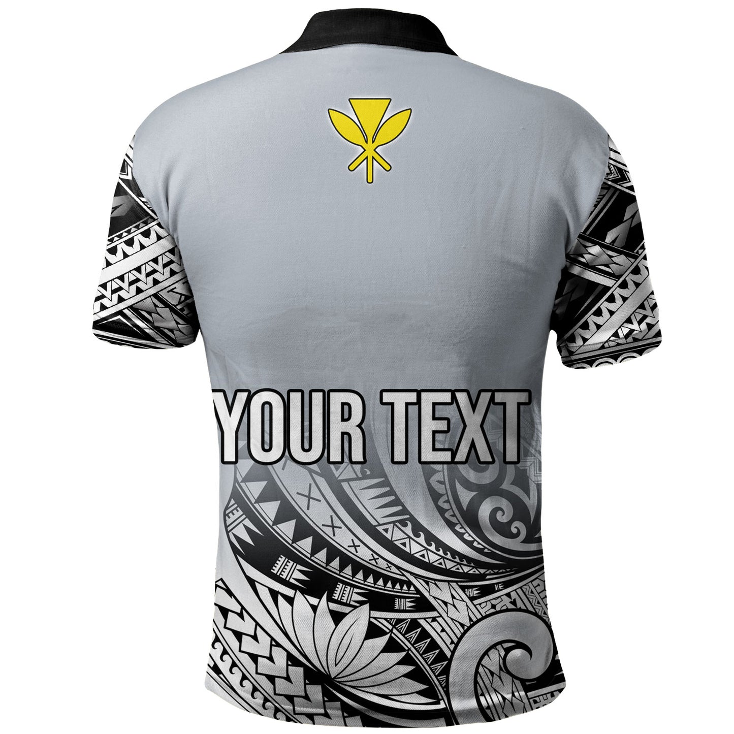Hawaii Custom Personalised Polo Shirt Polynesian Style Tattoo Design
