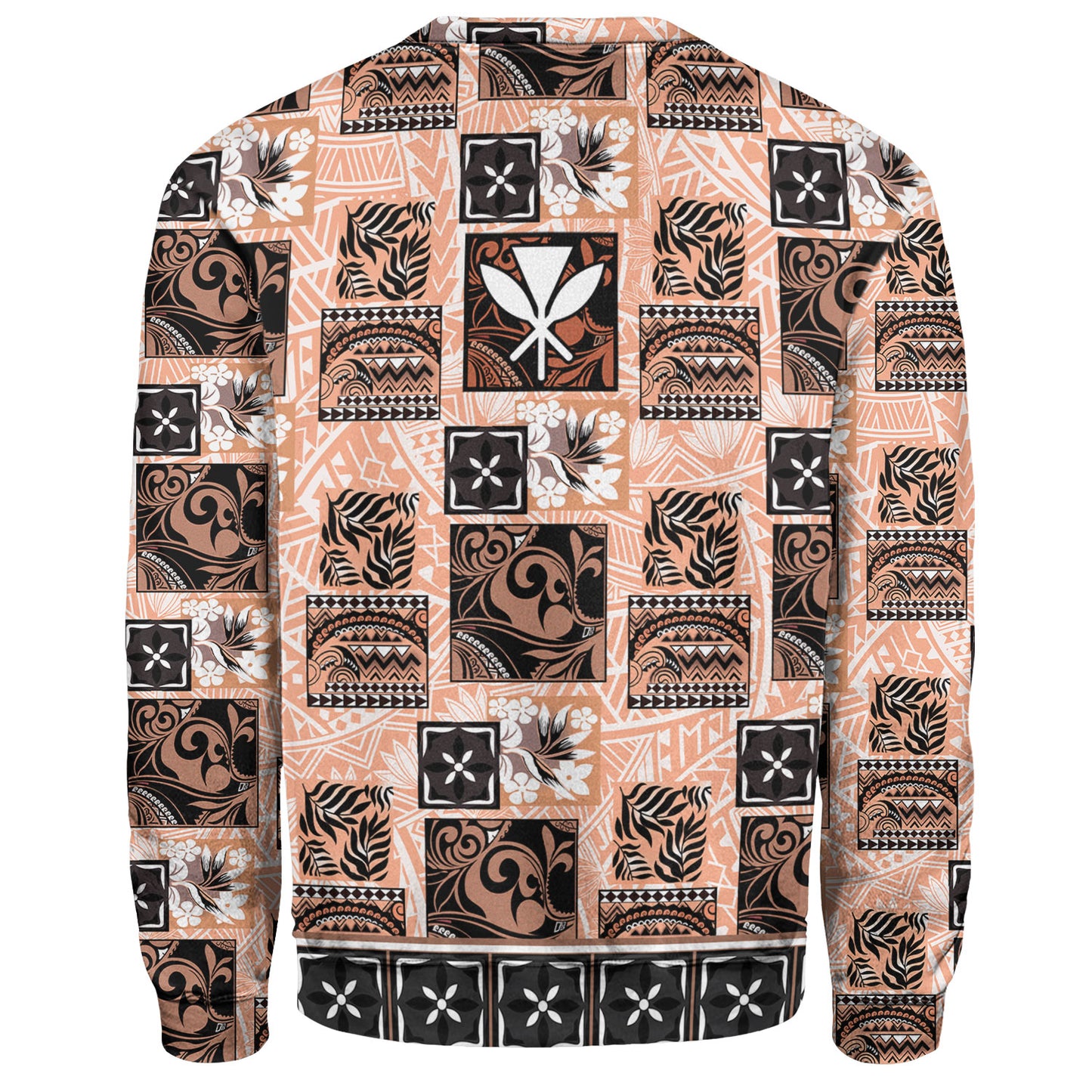 Hawaii Sweatshirt Traditional Hawaiian Floral Designs