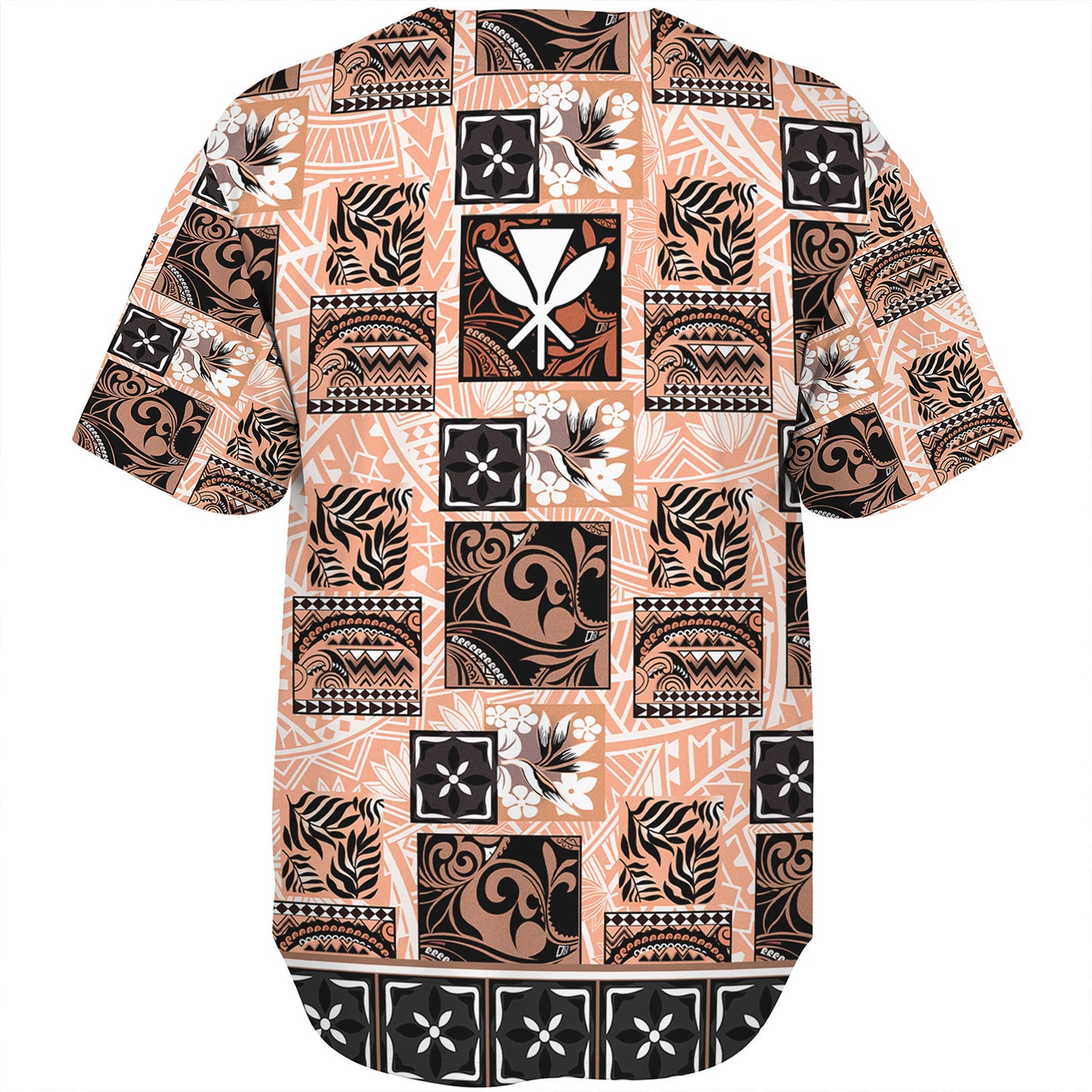 Hawaii Baseball Shirt Traditional Hawaiian Floral Designs