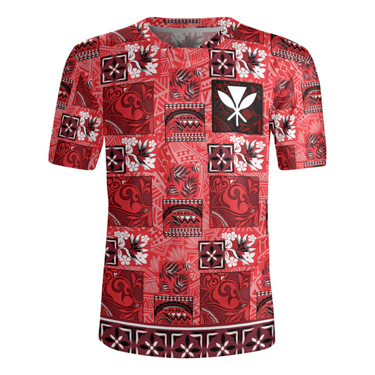 Hawaii Rugby Jersey Traditional Hawaiian Floral Designs