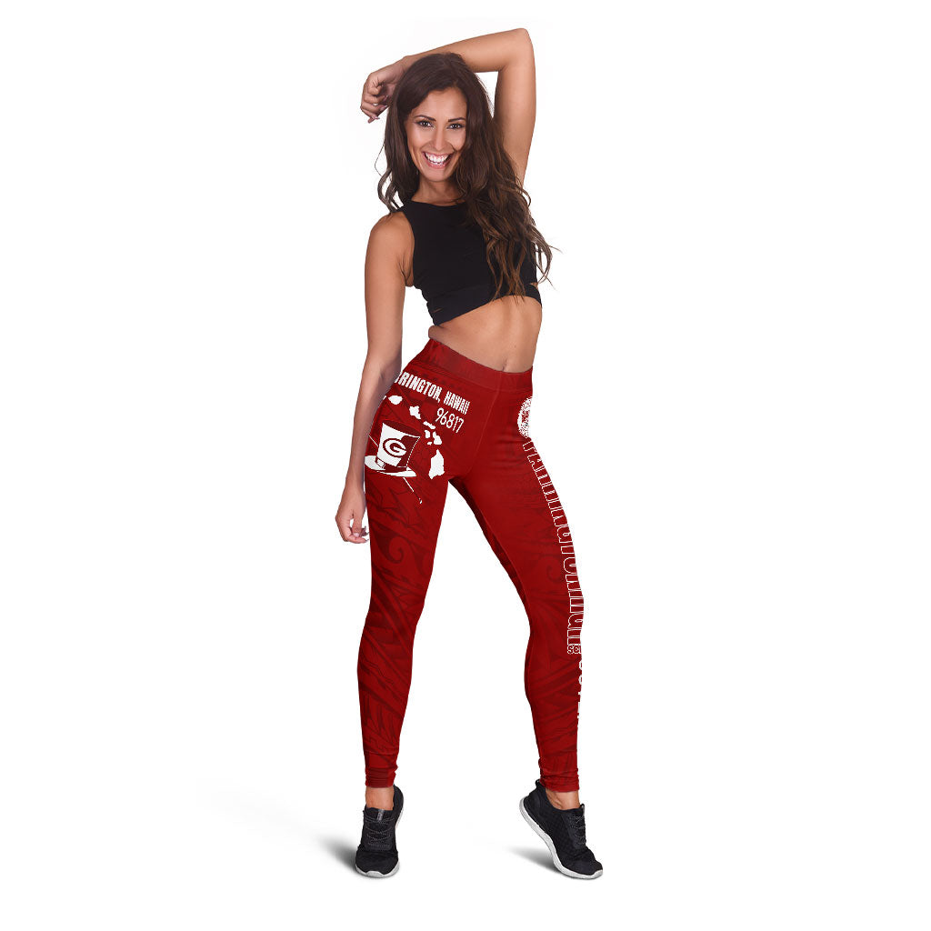 Hawaii Farrington High School Legging - Governor Hawaii Patterns