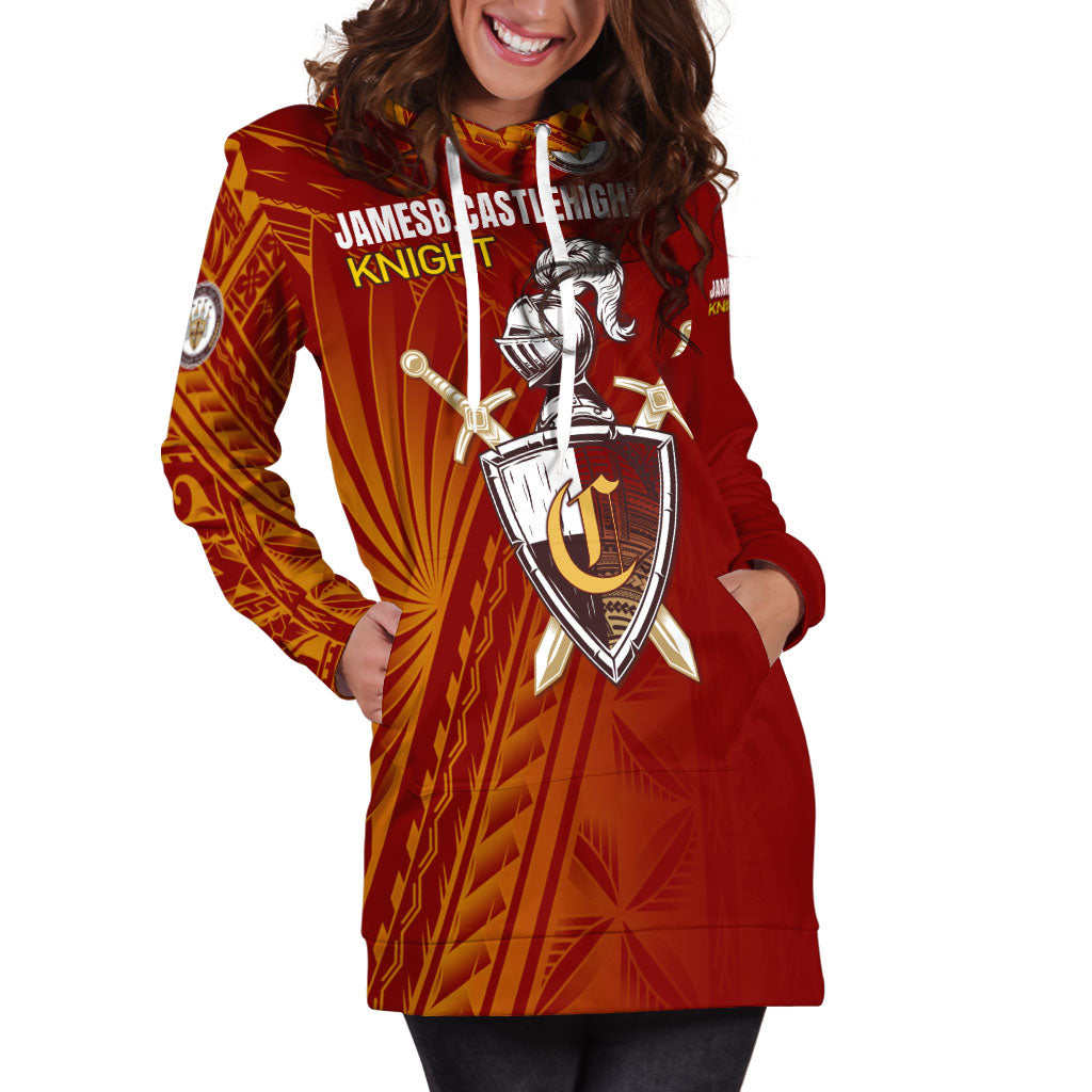 Hawaii James B. Castle High School Hoodie Dress - Knights With Shield Hawaii Patterns