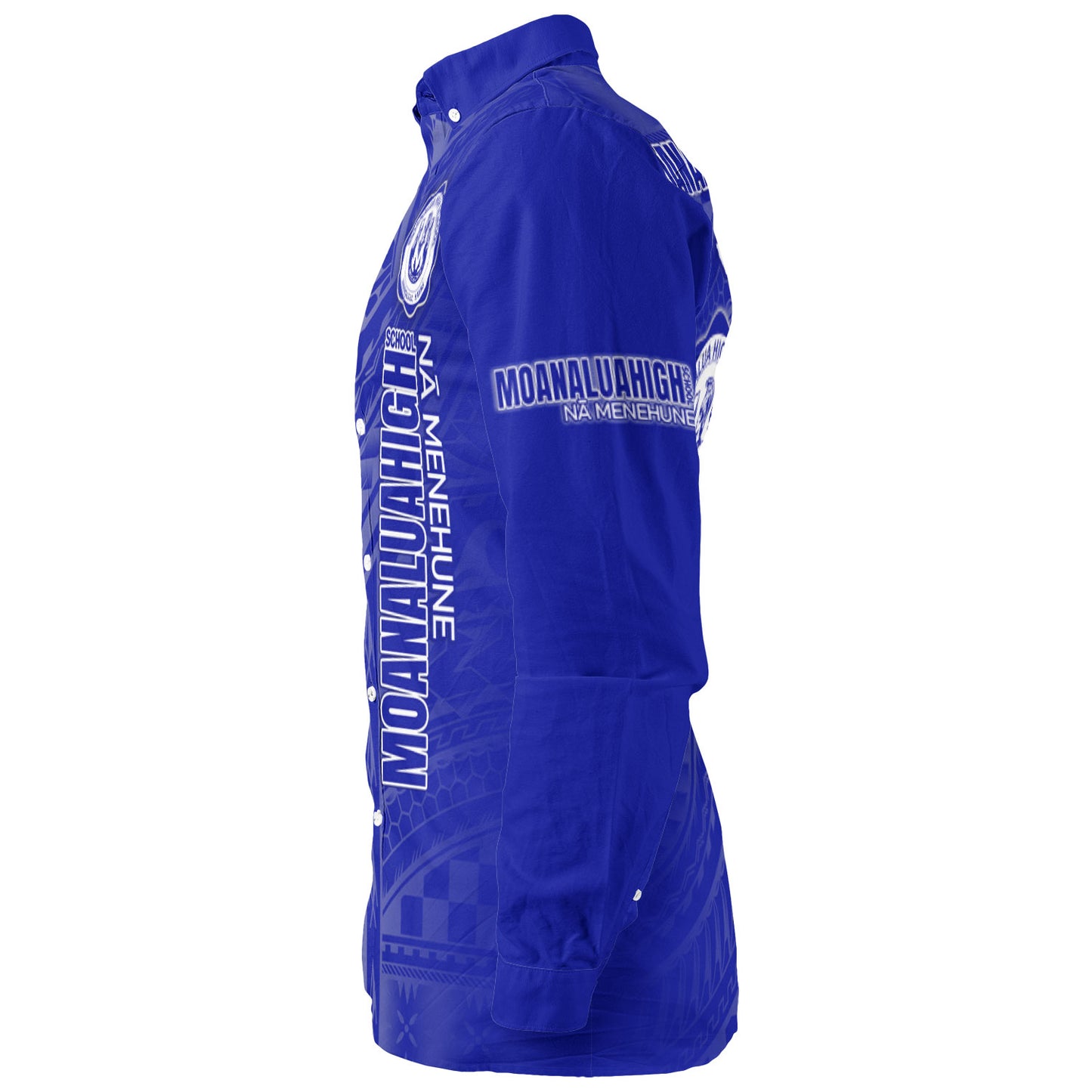 Hawaii Moanalua High School Long Sleeve Shirt - Moanalua NÄ Menehune Hawaii Patterns