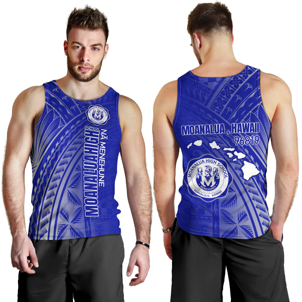 Hawaii Moanalua High School Tank Top - Moanalua Na Menehune Hawaii Patterns