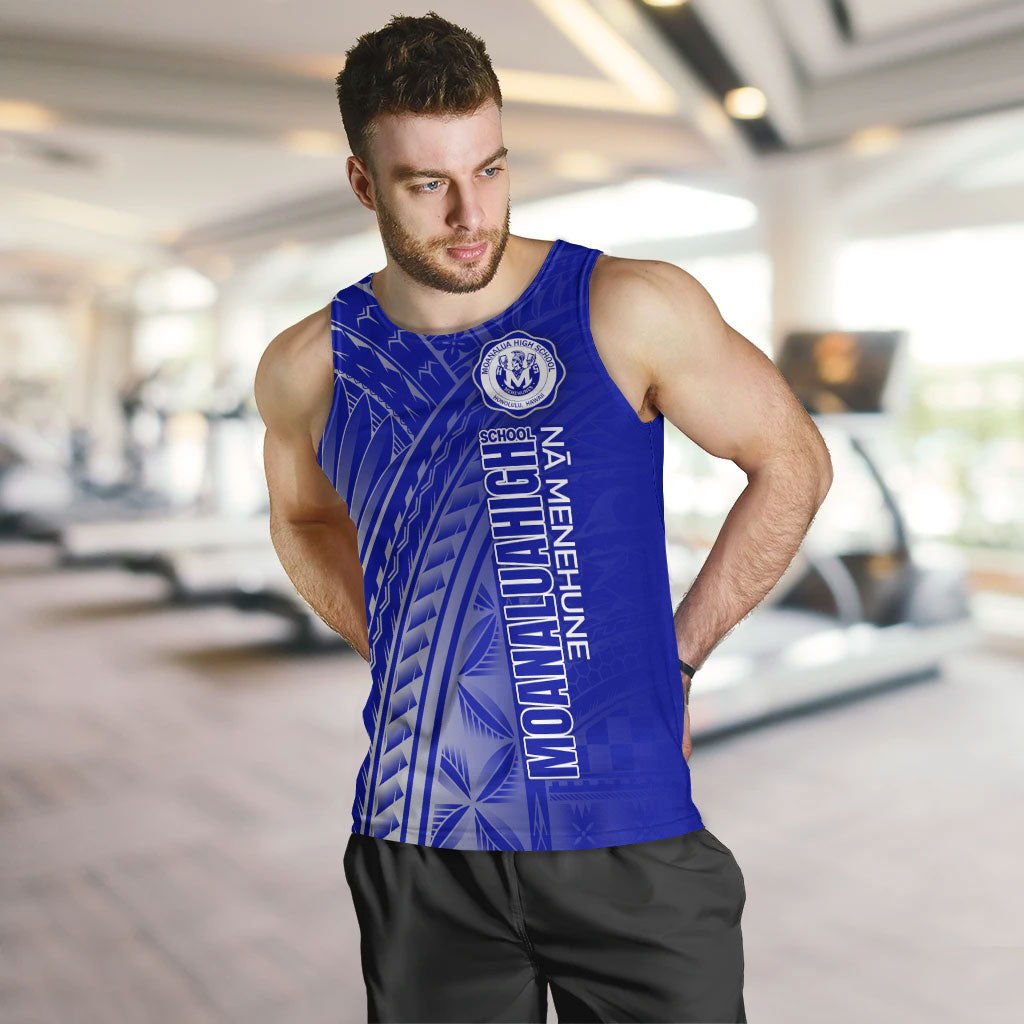Hawaii Moanalua High School Tank Top - Moanalua Na Menehune Hawaii Patterns