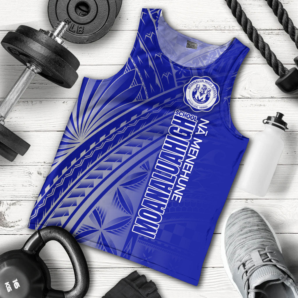 Hawaii Moanalua High School Tank Top - Moanalua Na Menehune Hawaii Patterns