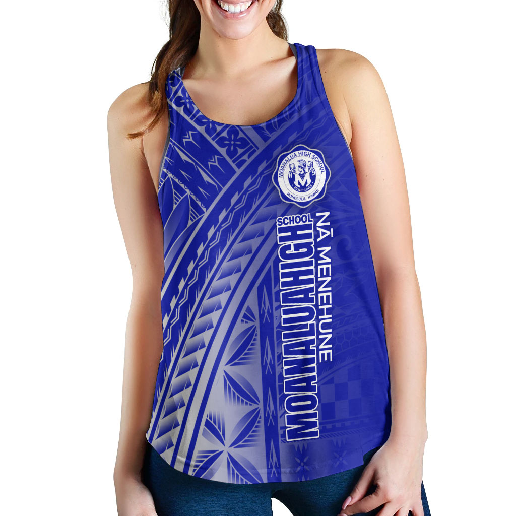 Hawaii Moanalua High School Women Tank - Moanalua Na Menehune Hawaii Patterns