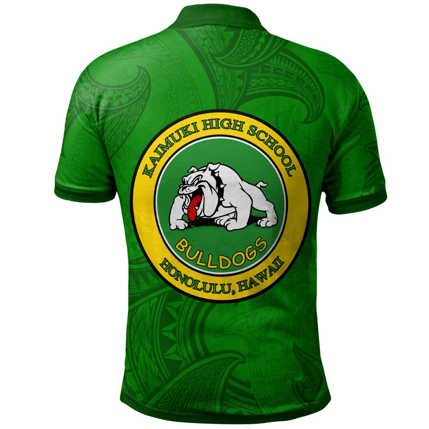 Hawaii Custom Personalised Polo Shirt - Kaimuki High School Logo