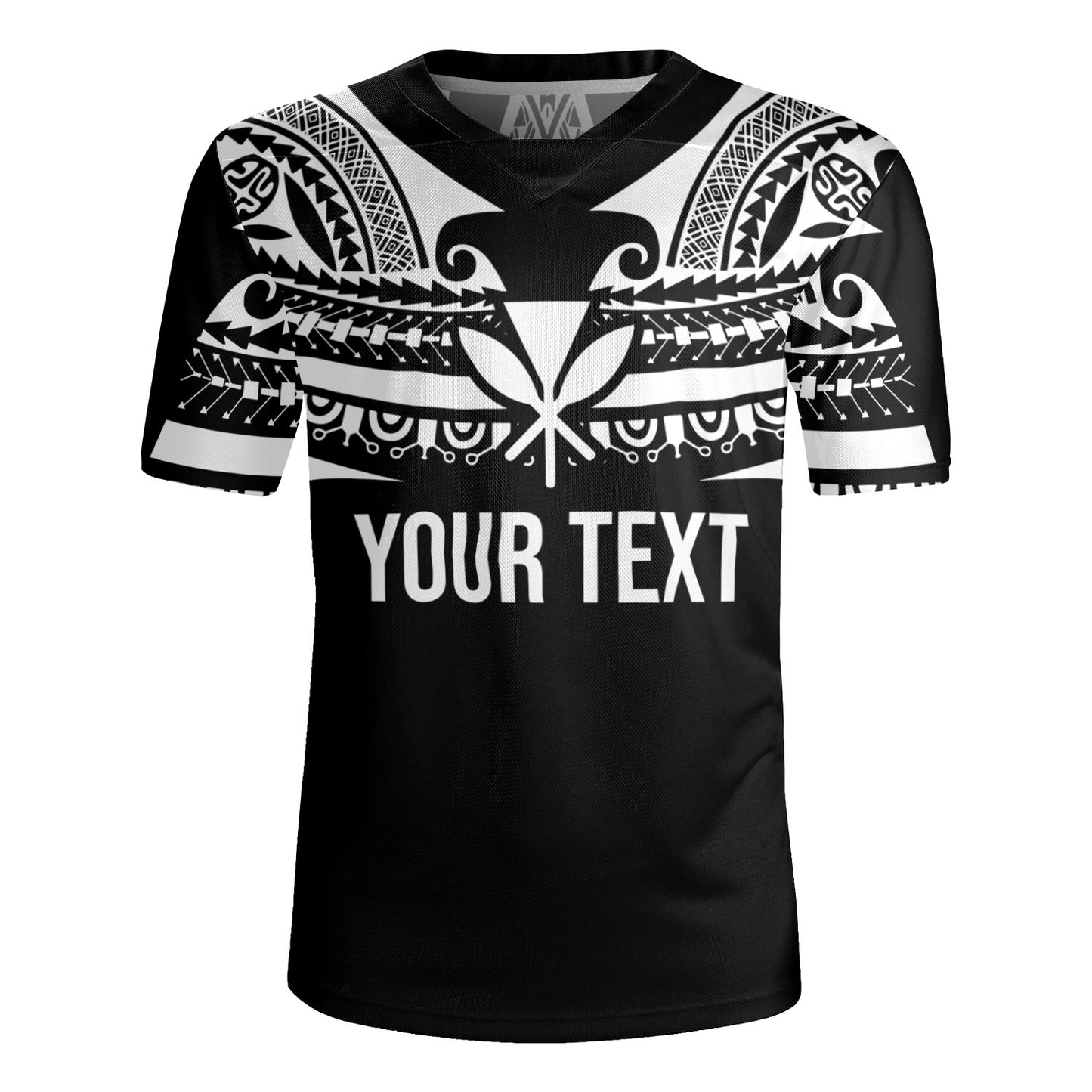 Hawaii Custom Personalised Rugby Jersey Polynesian Tattoo Style