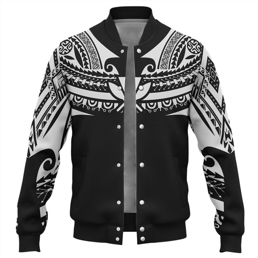 Hawaii Custom Personalised Baseball Jacket Polynesian Tattoo Style