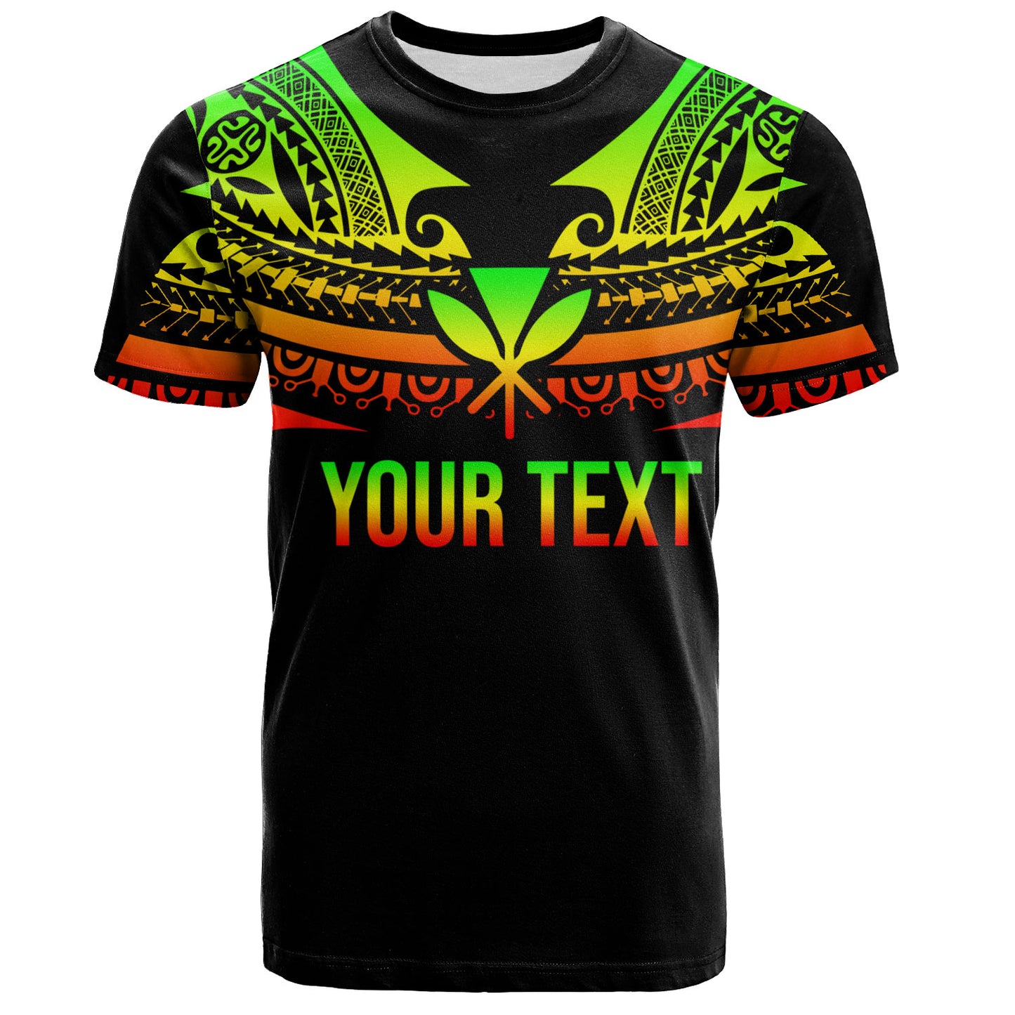 Hawaii Custom Personalised T-Shirt Polynesian Tattoo Style