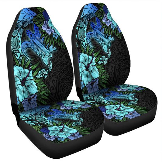 Hawaii Car Seat Covers Hawaii Polynesian Turtle Tropical Blue Gardient Blue