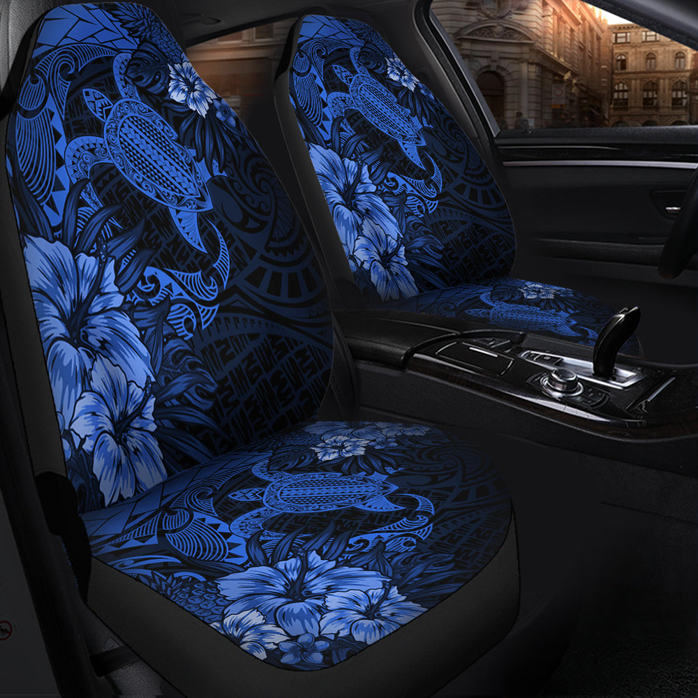 Hawaii Car Seat Covers Hawaii Polynesian Turtle Tropical Blue