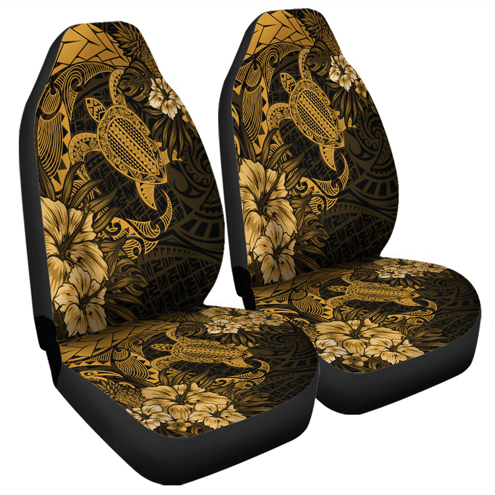 Hawaii Car Seat Covers Hawaii Polynesian Turtle Tropical Golden