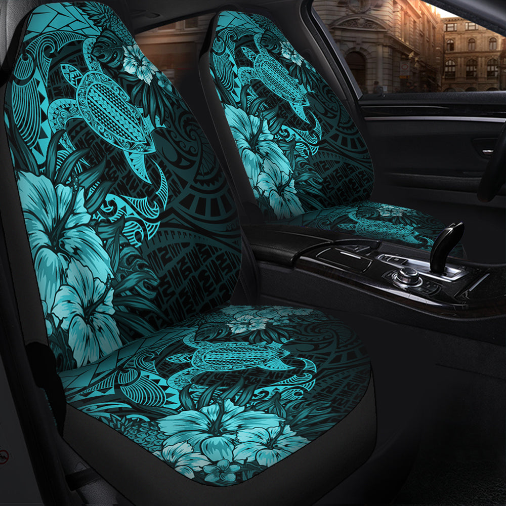 Hawaii Car Seat Covers Hawaii Polynesian Turtle Tropical Turquoise