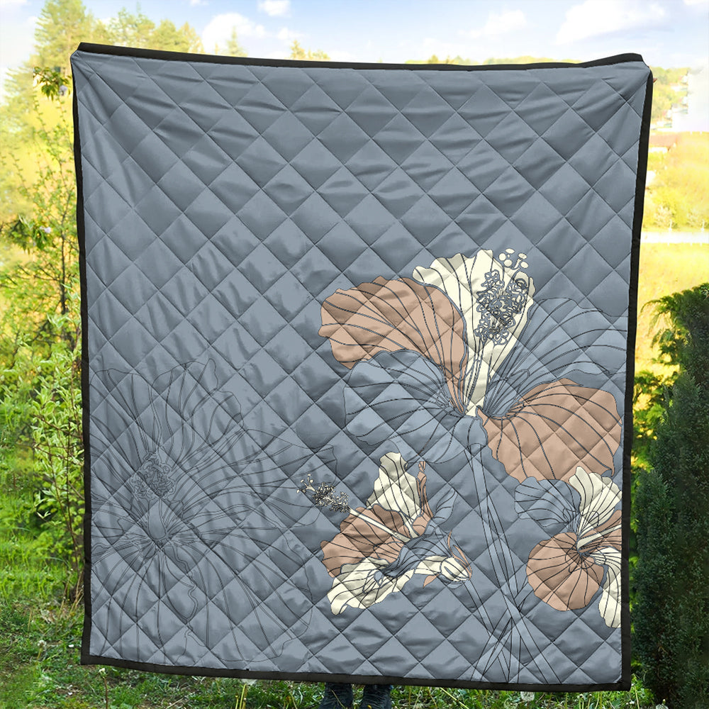 Hawaii Premium Quilt Hibiscus Art Tote New