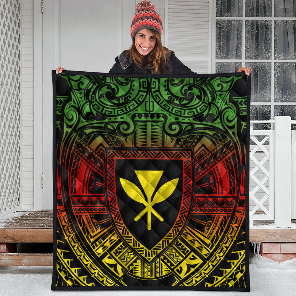 Hawaii Premium Quilt Kanaka Maoli Center Polynesian