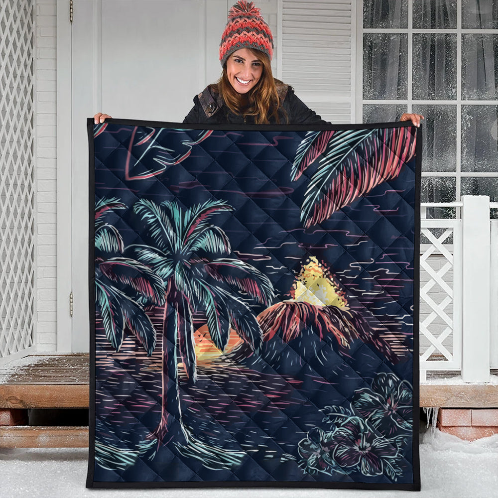 Hawaii Premium Quilt Night On The Land