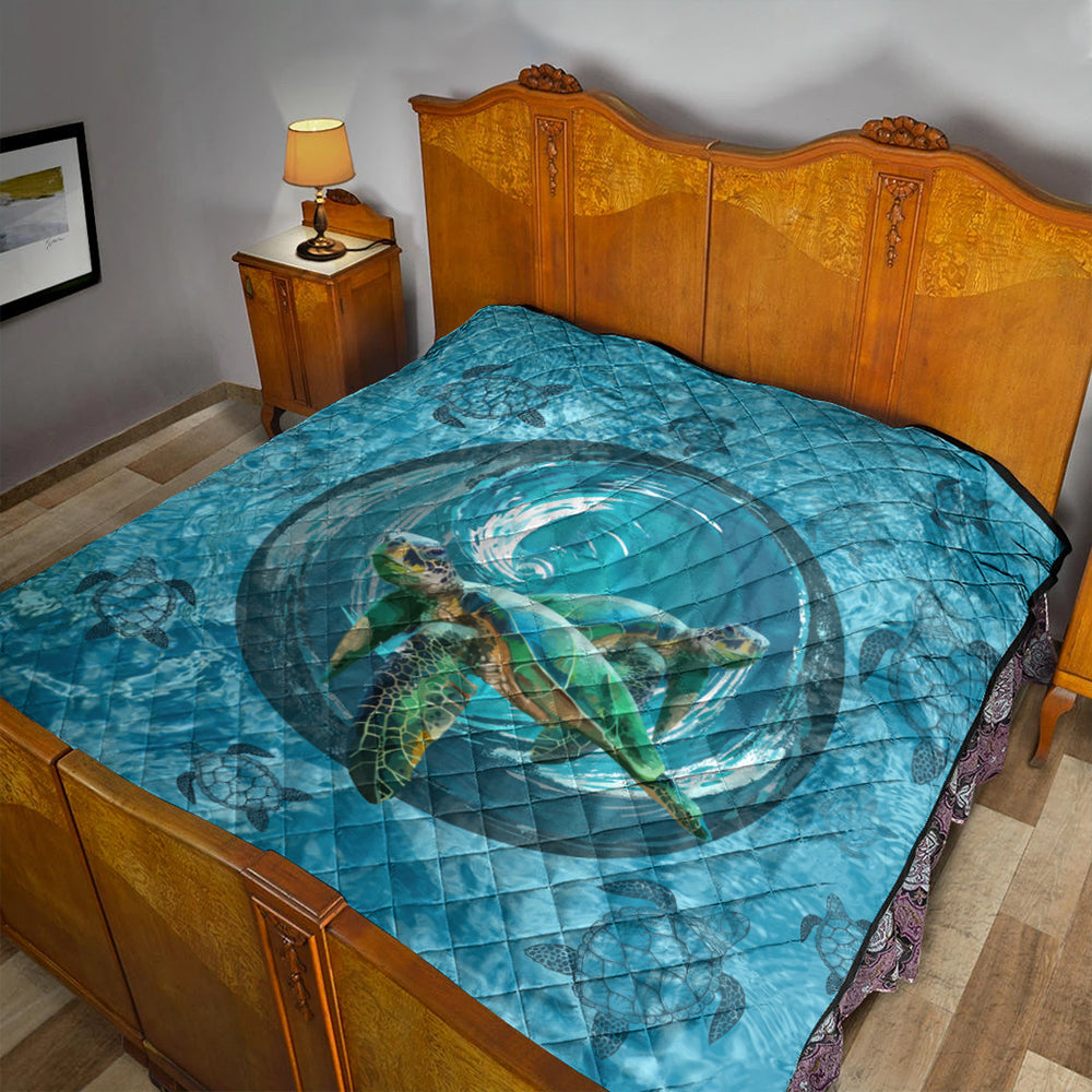 Hawaii Premium Quilt Whirlpool Turtle Polynesian