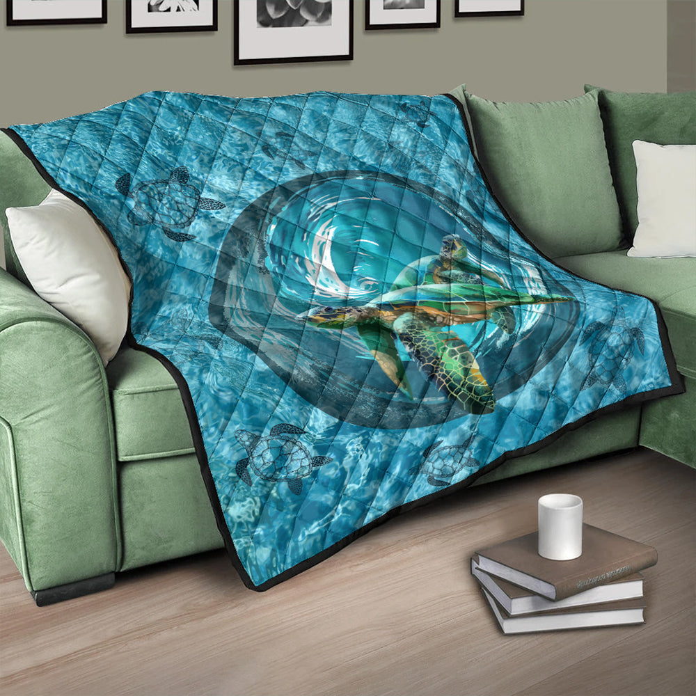 Hawaii Premium Quilt Whirlpool Turtle Polynesian