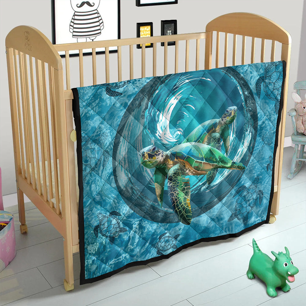 Hawaii Premium Quilt Whirlpool Turtle Polynesian