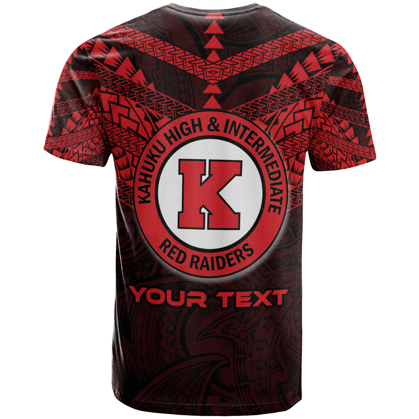 Hawaii Custom Personalised T-Shirt - Kahuku High And Intermediate School Logo