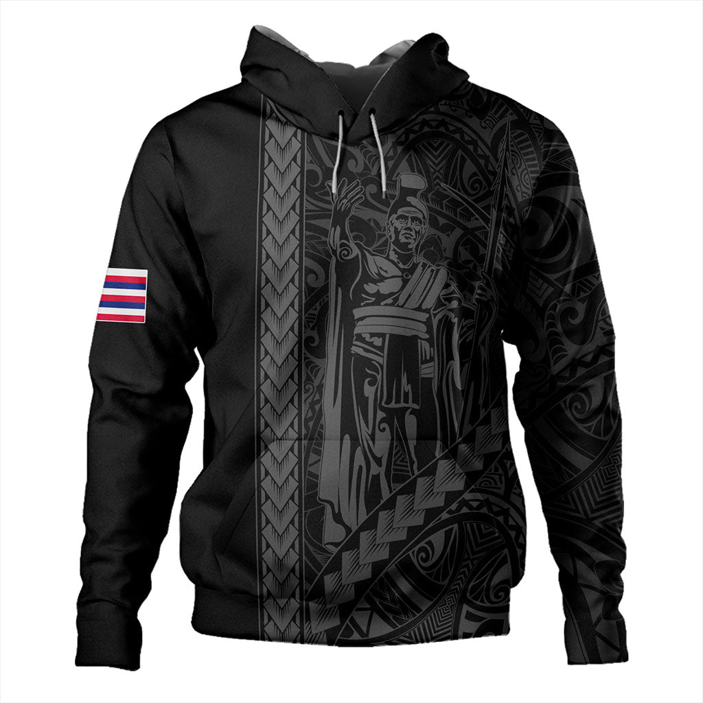 Hawaii Hoodie Tribal Polynesian King Kamehameha